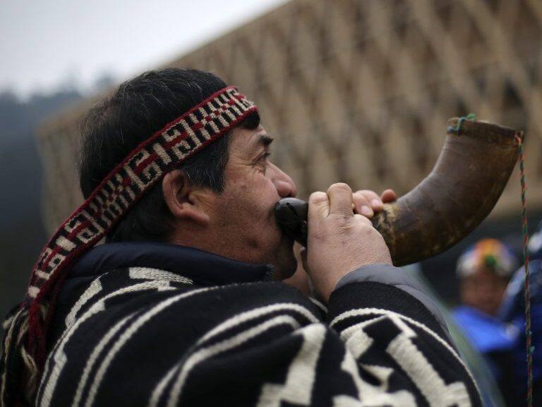 28 de Junio del 2018/TEMUCOEl Presidente de la Repblica, Sebastin Piera, participa del gran Encuentro con Lonkos y Machis por la Cultura.
FOTO: CRISTOBAL ESCOBAR/ AGENCIAUNO