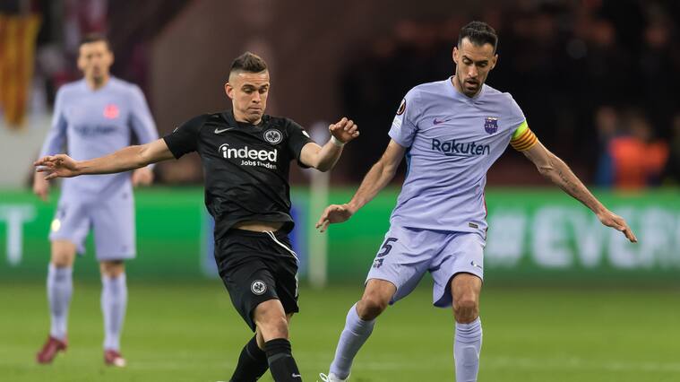 Barcelona rescató un empate en su visita al Eintracht Frankfurt