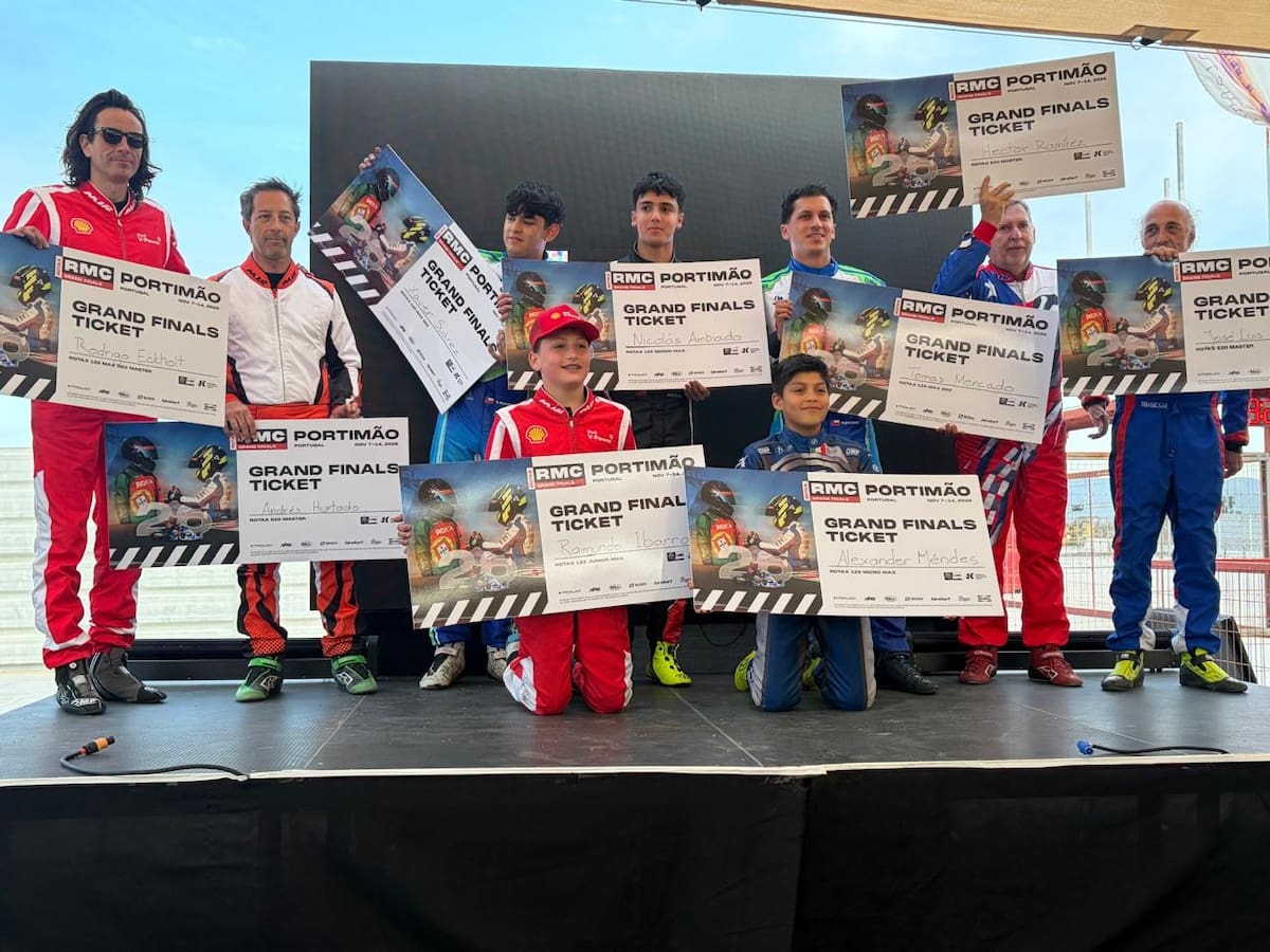 Estos serán los 10 pilotos que competirán por Chile en el Mundial de Karting 2026