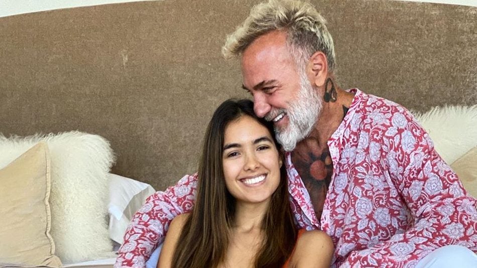 Gianluca Vacchi y Sharon Fonseca