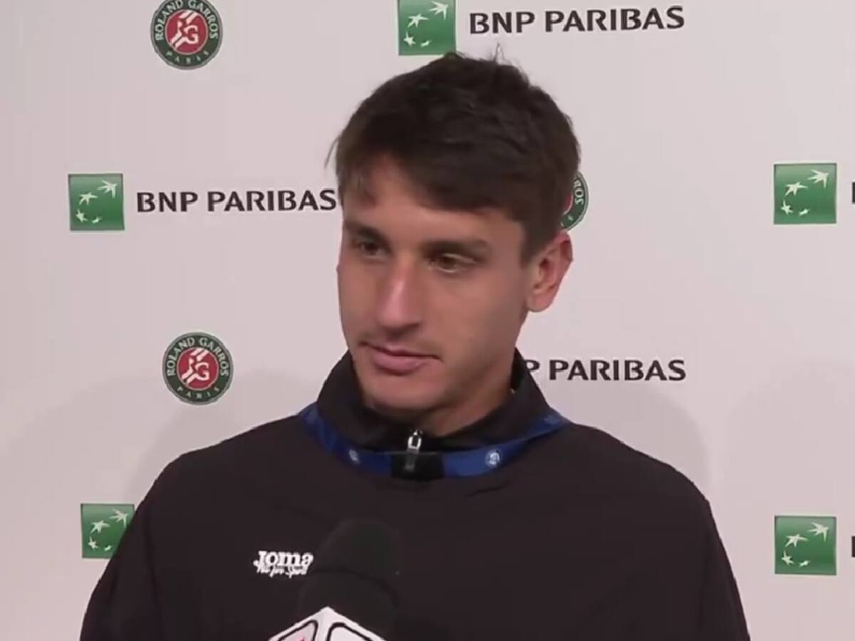 Habló sin filtro y se hizo viral: el polémico comentario que lanzó un tenista argentino tras perder en Roland Garros