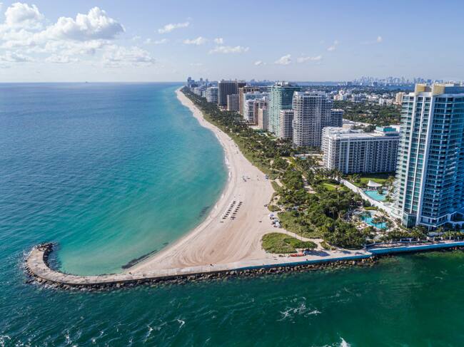 Los departamentos de lujo en Bai Harbour de Miami