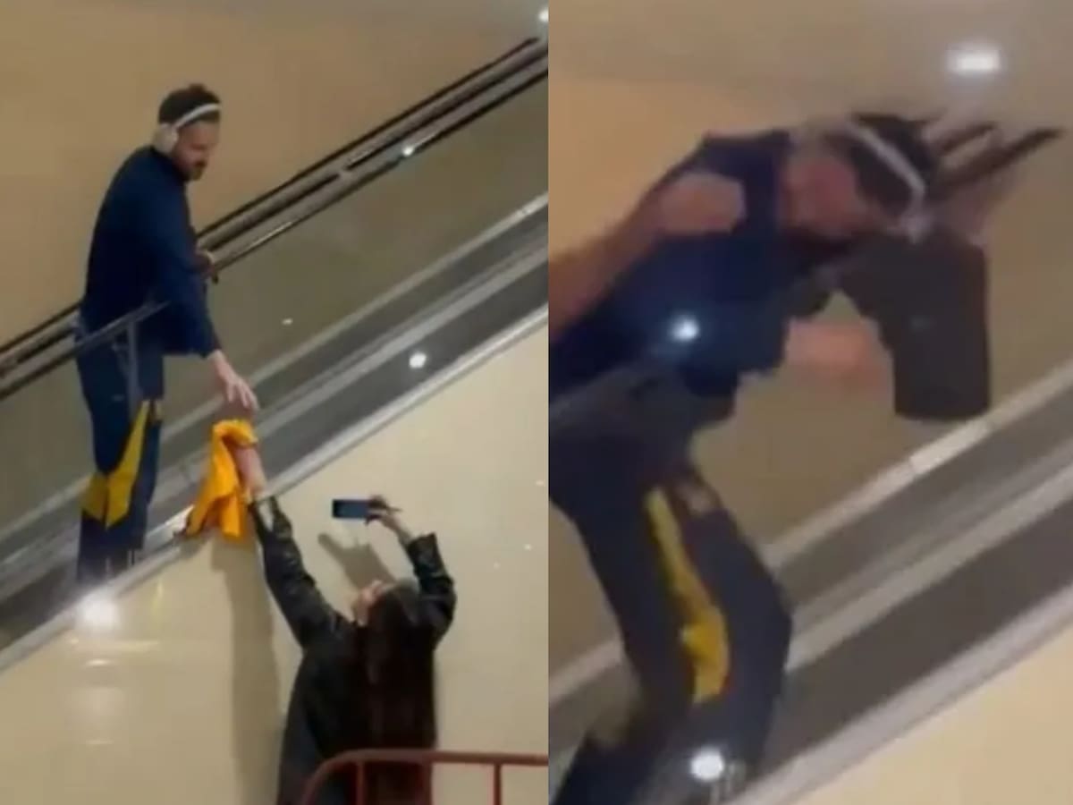 ¡Casi pierde la cabeza! Reconocido futbolista estuvo a punto de vivir horrendo accidente al firmar un autógrafo a fanática