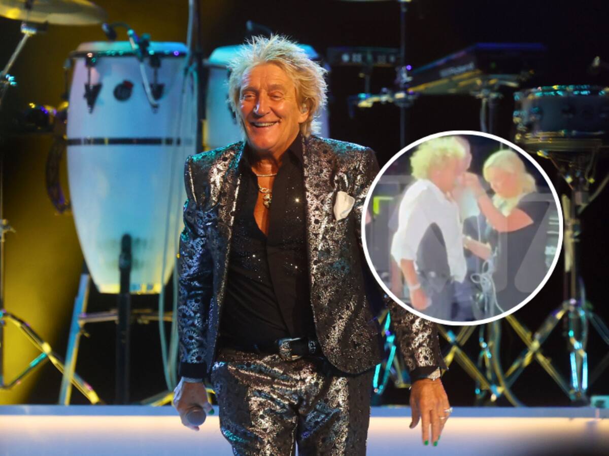 Preocupación por Rod Stewart: casi se desmaya en pleno concierto y tuvo que ser asistido con oxígeno