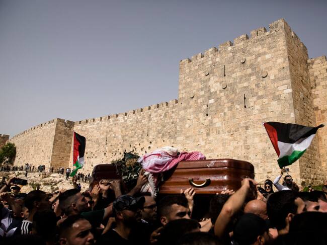 El masivo funeral que se le dio a la periodista Shireen Abu Akleh en Jerusalén