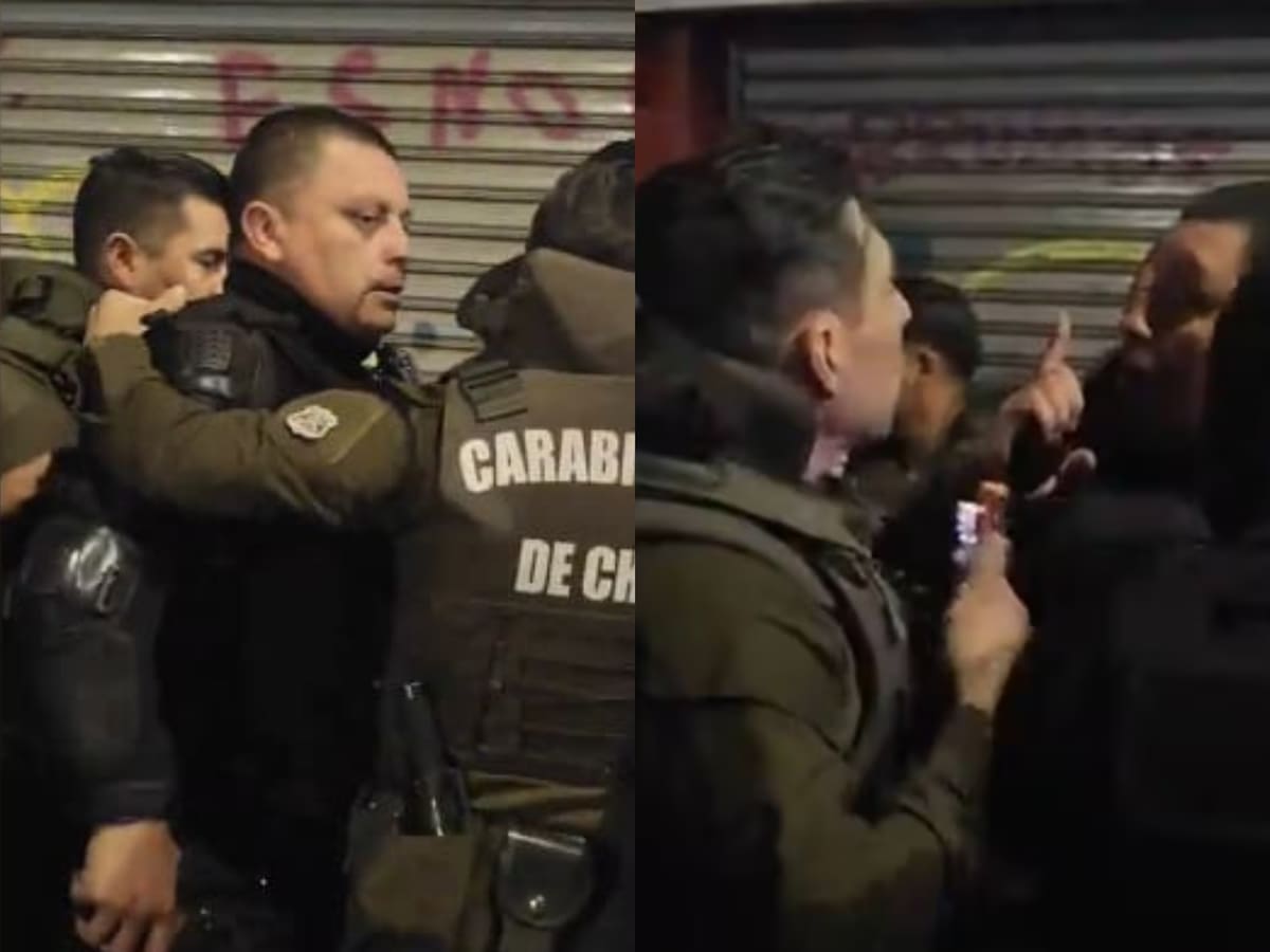 Carabineros se refiere a altercado con guardias municipales en Santiago: antecedentes fueron enviados a Fiscalía