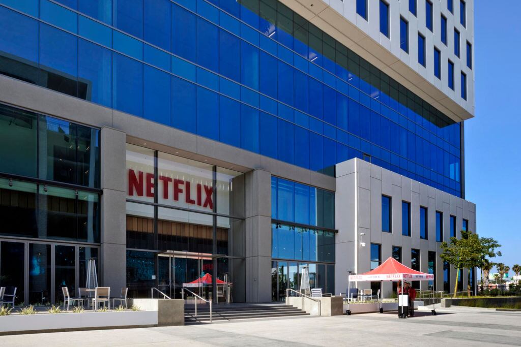 La sede central de Netflix en la ciudad de Los Angeles