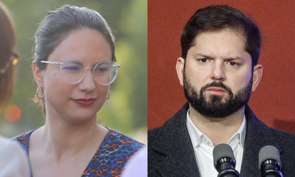 Agencia Uno | La alcaldesa de Santiago, Irací Hassler, y el Presidente Gabriel Boric