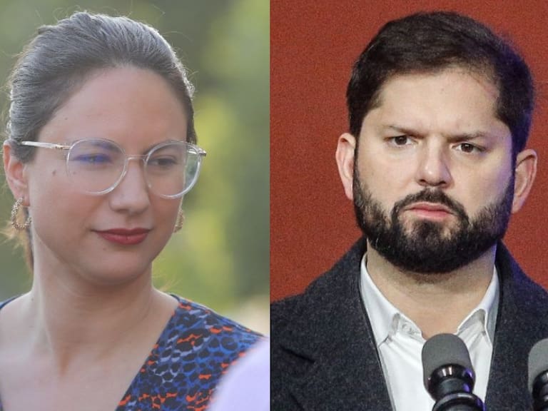 Agencia Uno | La alcaldesa de Santiago, Irací Hassler, y el Presidente Gabriel Boric