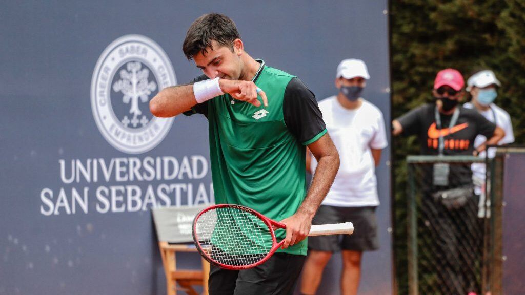 17 de Febrero de 2021 / CONCEPCION
Federico Coria a derrota a Tomas Barrios en ATP Challenger de Concepcion, durante el estado de catastrofe de la pandemia covid-19
FOTO: RODRIGO GAJARDO / AGENCIAUNO