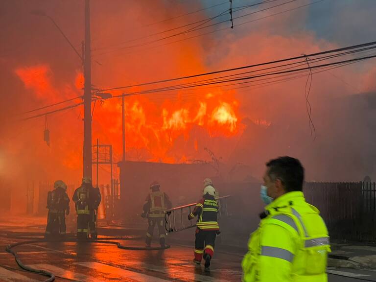 Incendio en Puerto Montt