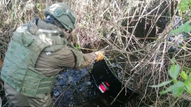 Encuentran escudo de uno de los tres carabineros asesinados en Cañete durante operativo policial en comunidad mapuche del Biobío