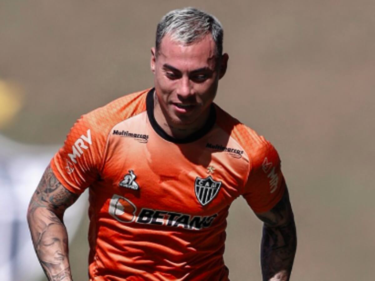 Se aproxima a volver: Eduardo Vargas retorna a los entrenamientos de Atlético Mineiro