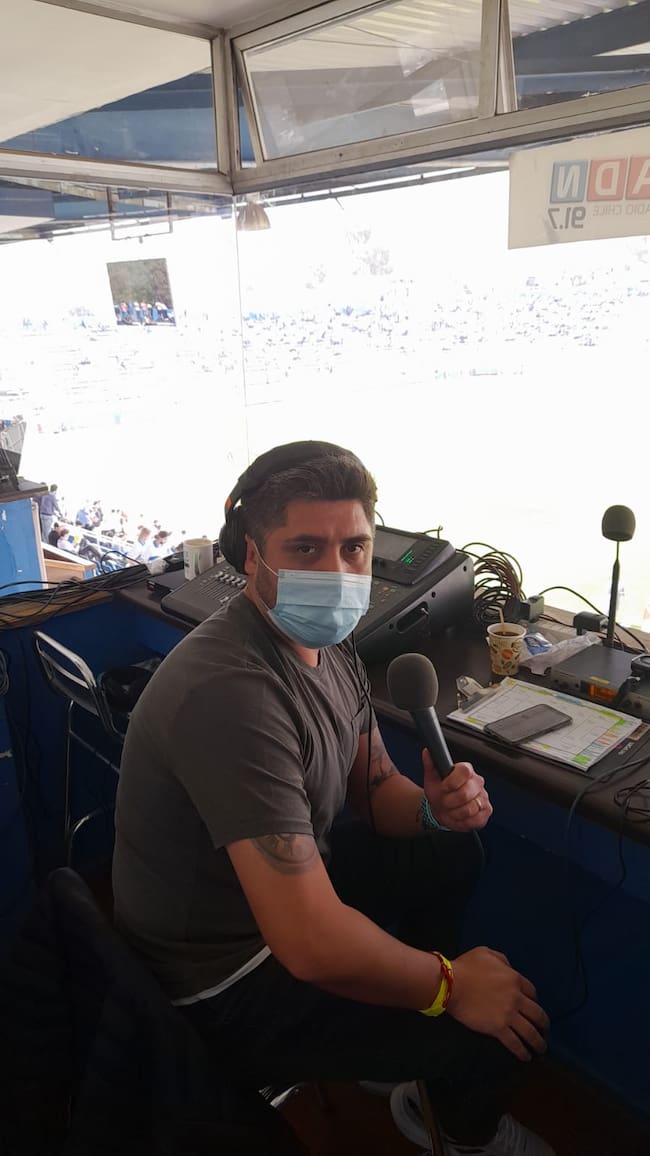 Patricio Barrera en la previa del clásico entre Universidad Católica y Colo Colo