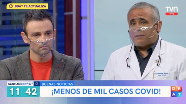 Doctor Ugarte se emocionó ante la baja cifra de casos de covid