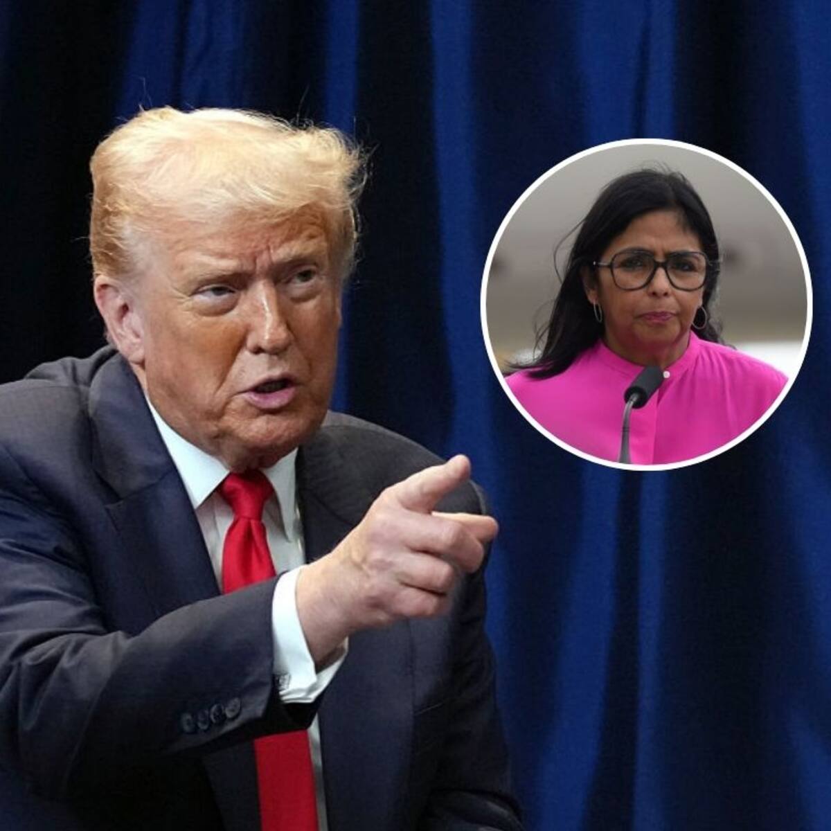 La dura amenaza de Trump a vicepresidenta de Venezuela: “Si no hace lo correcto, va a pagar un precio muy alto”