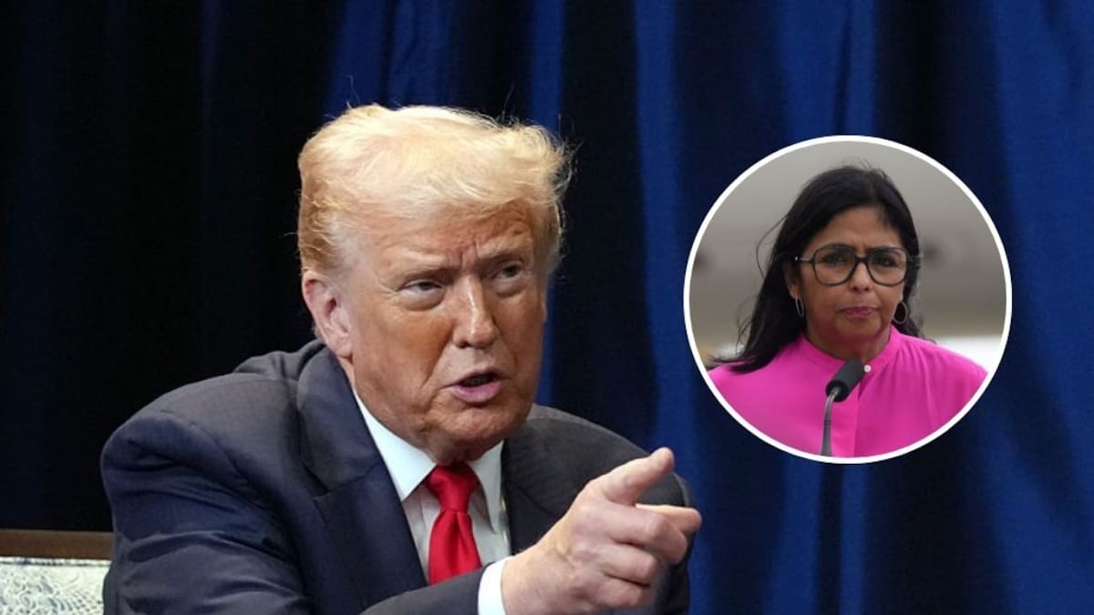 Trump justifica diálogo con Delcy Rodríguez para evitar que Venezuela sea un “nuevo Irak”
