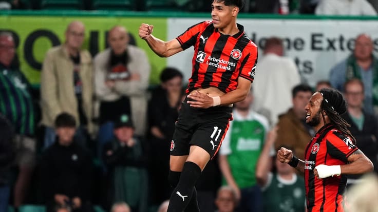 Sirvió de poco: el golazo de Darío Osorio en el dramático empate del Midtjylland por la liga danesa