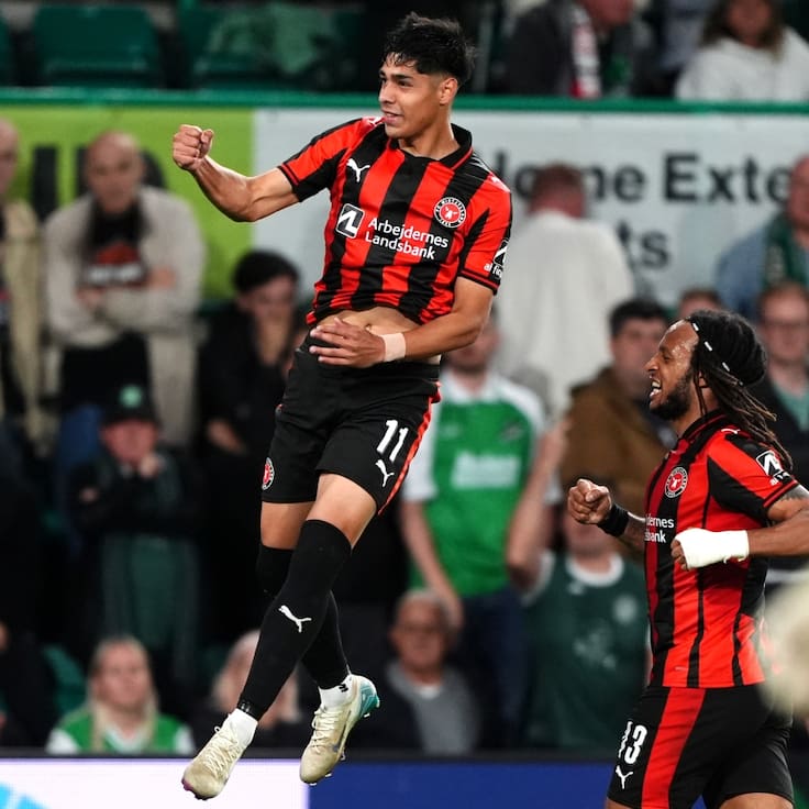Sirvió de poco: el golazo de Darío Osorio en el dramático empate del Midtjylland por la liga danesa