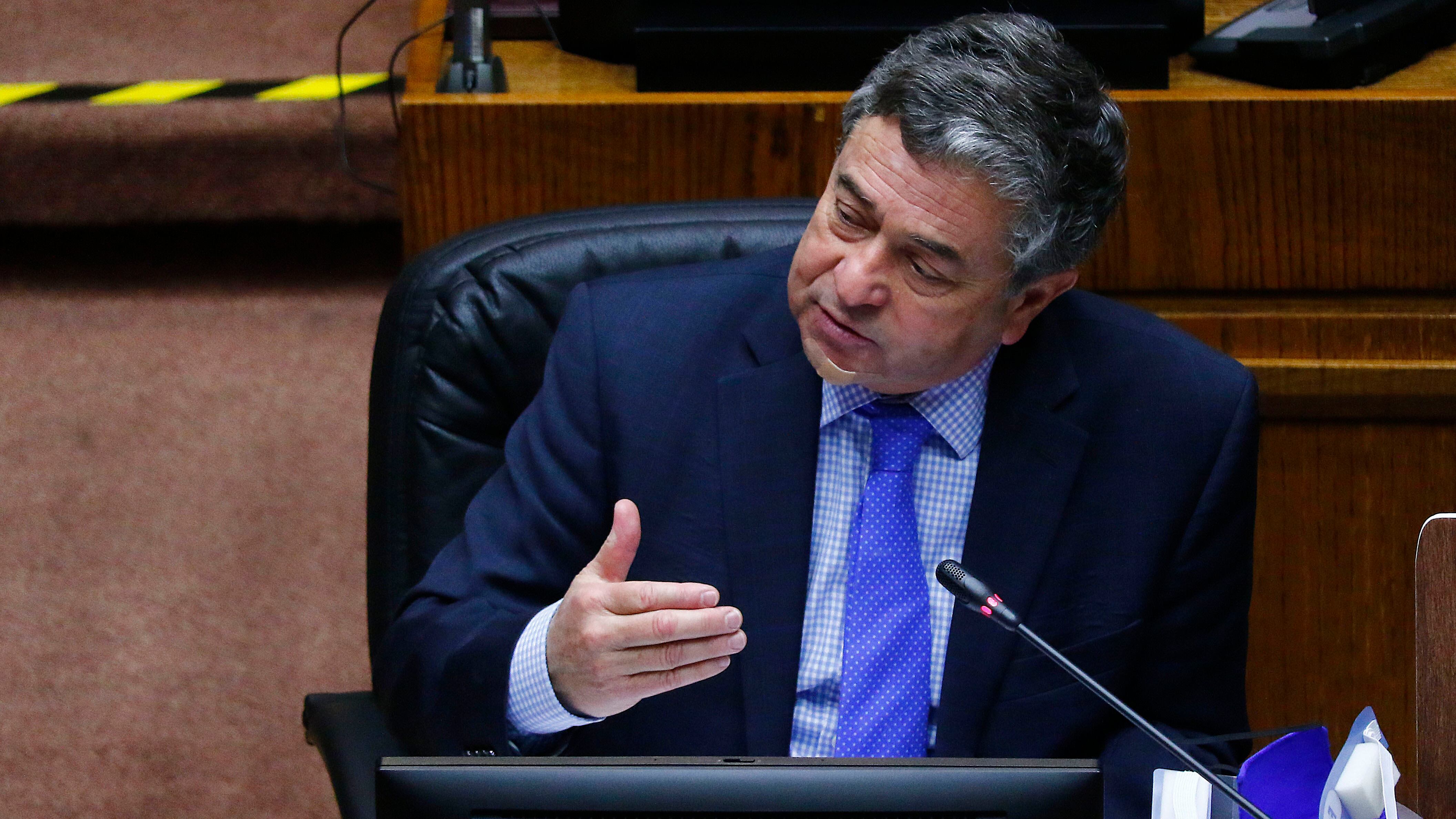 30 DE JULIO DE 2020/VALPARAISOEl senador Juan Antonio Coloma, durante la sesion del Senado, en donde se discute el proyecto de ley para facilitar y ampliar el acceso al ingreso familiar de emergencia.
FOTO: LEONARDO RUBILAR CHANDIA/AGENCIAUNO