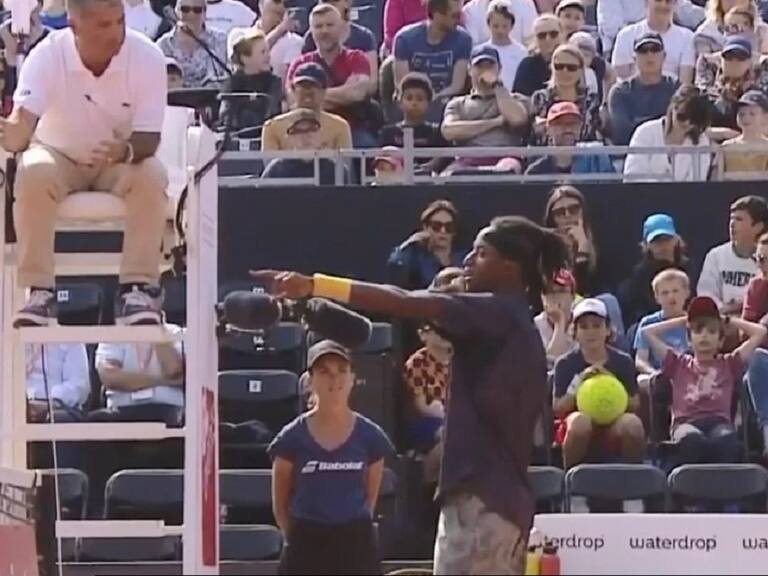 Conocido tenista sueco vivió su día de furia en Lyon: golpeó la silla del juez de manera reiterativa y terminó siendo descalificado