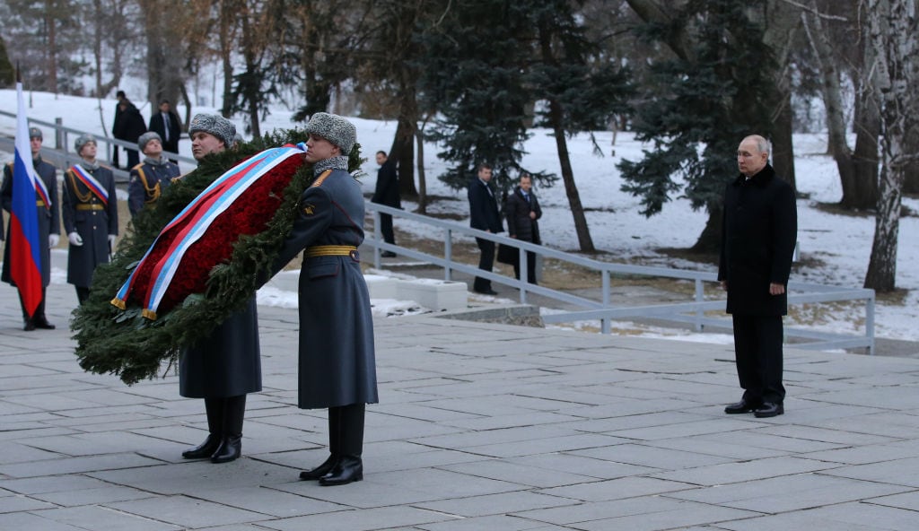 Vladimir Putin conmemora la batalla de Stalingrado