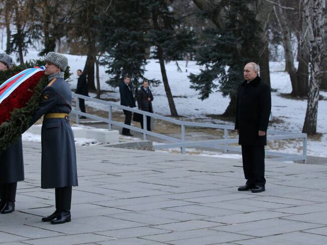 Vladimir Putin conmemora la batalla de Stalingrado