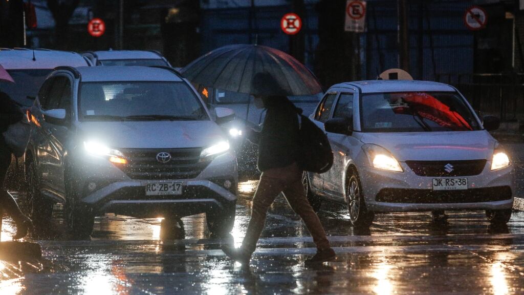 Lluvia en Santiago