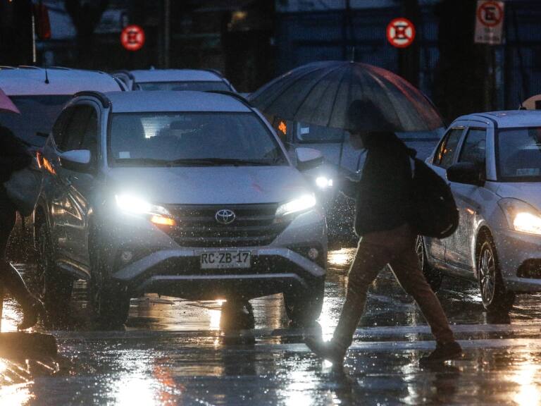 Lluvia en Santiago