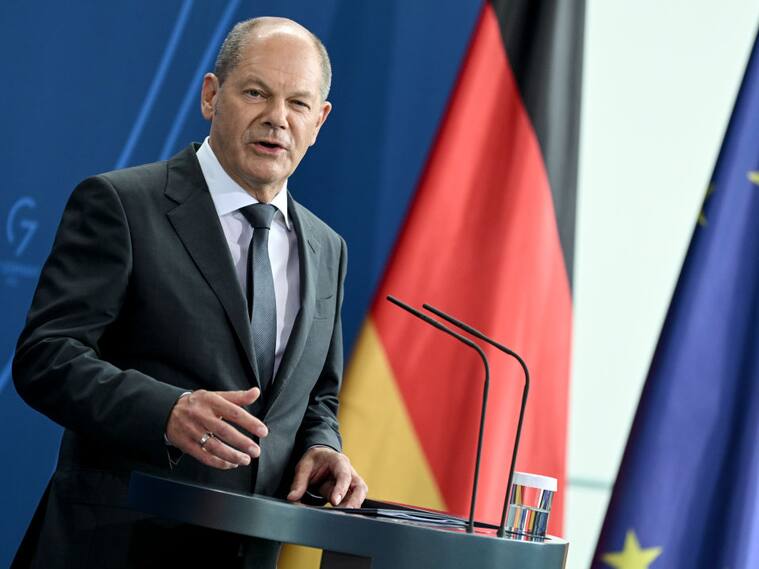 El canciller alemán Olaf Scholz se refiere al rescate estatal de Uniper