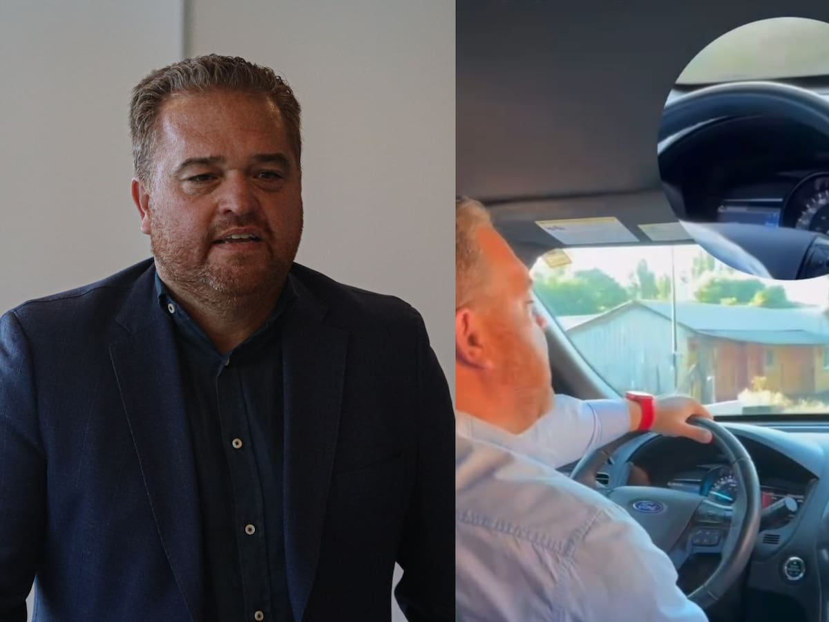 Un día antes de asumir: gobernador electo del Biobío se llena de críticas tras publicar video manejando a más de 150 km/h