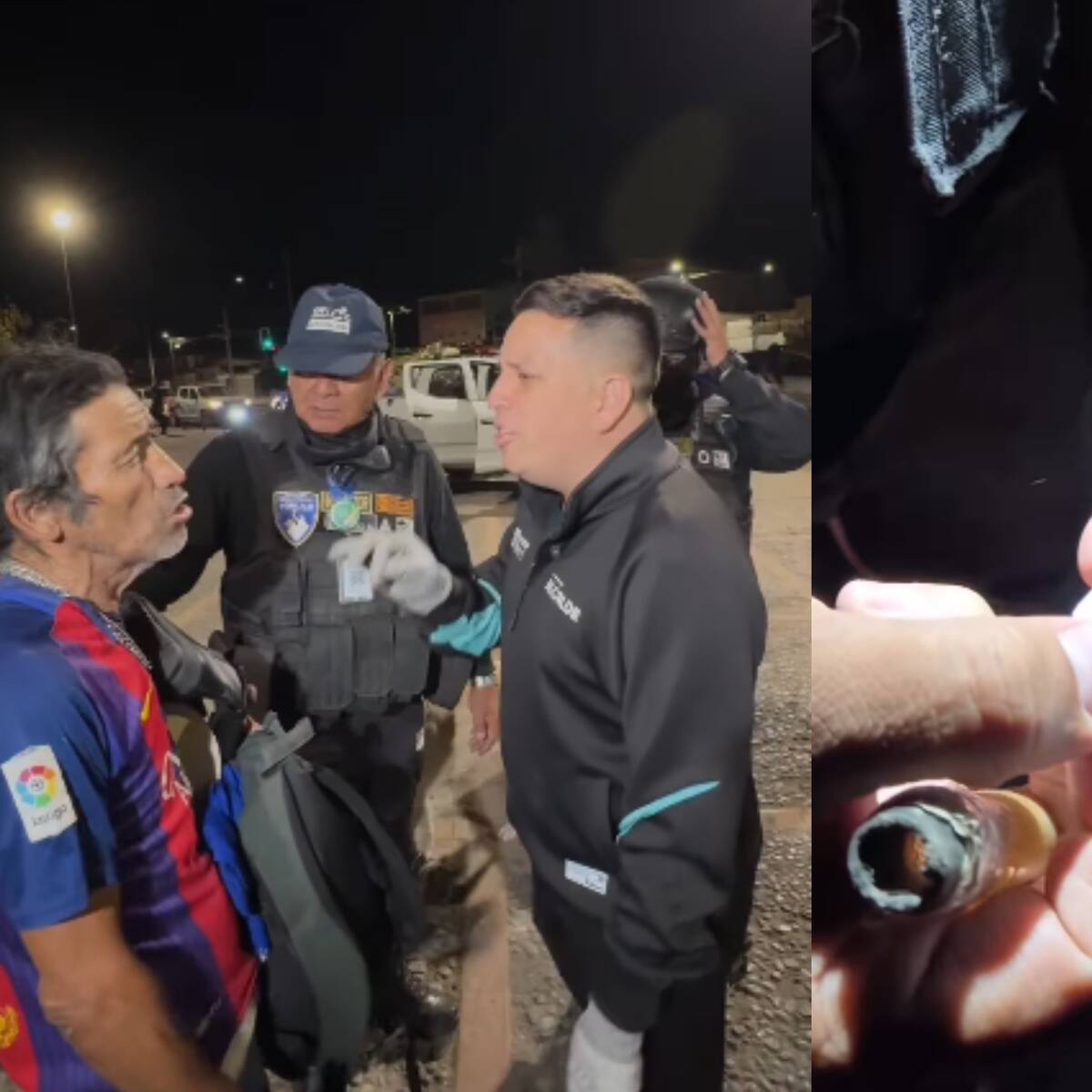 “Los niños no van a crecer viendo cómo ustedes fuman”: Alcalde de Puente Alto encara a hombre en situación de calle en operativo contra ruco