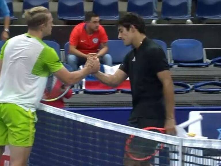 Cristian Garín quedó eliminado en la segunda ronda del ATP 250 de Amberes