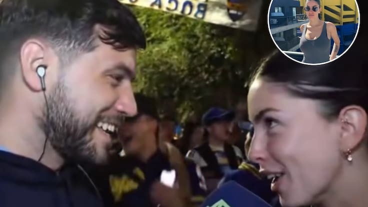 “Nos dimos un...” Así continuó el romance entre el reportero y la hincha que se viralizó