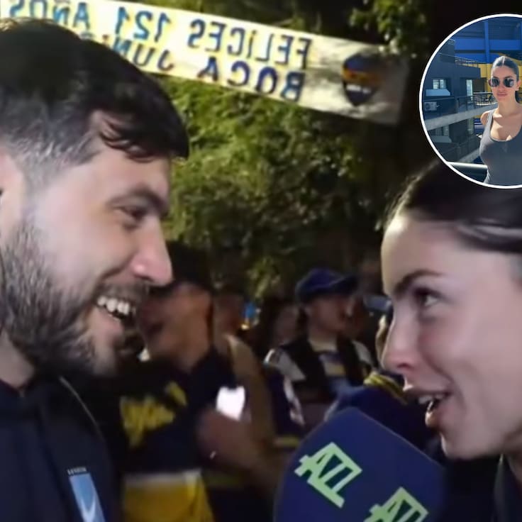 “Nos dimos un...” Así continuó el romance entre el reportero y la hincha que se viralizó