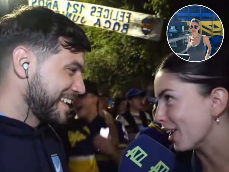 “Nos dimos un...” Así continuó el romance entre el reportero y la hincha que se viralizó