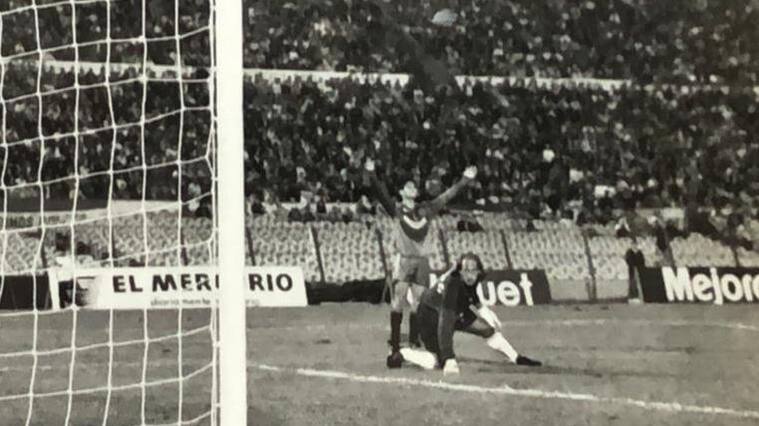 Cristián Montecinos en el Centenario