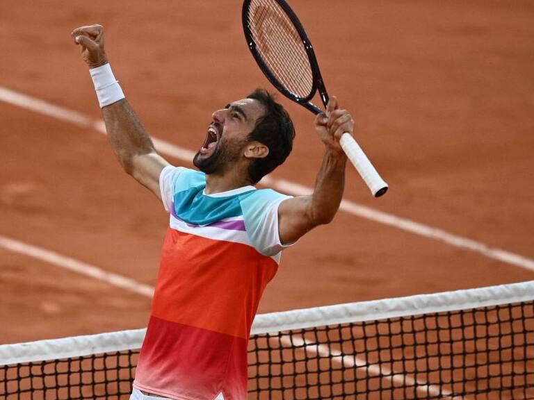 Marin Cilic supera una batalla ante Andrey Rublev para meterse en semifinales de Roland Garros