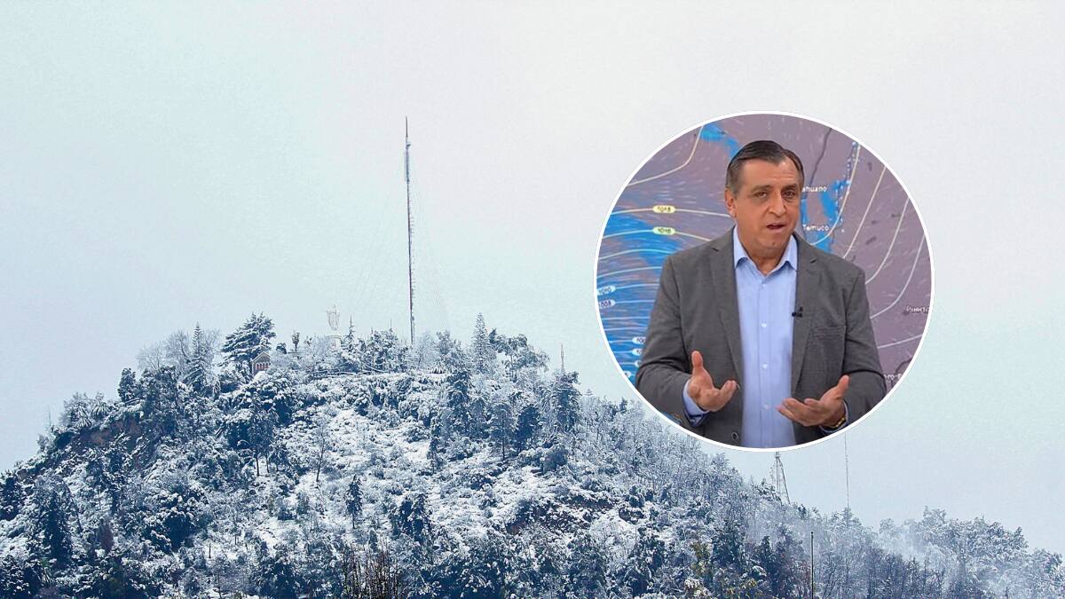 Nieve en Santiago: Iván Torres detalla a qué hora comienza y cuántos centímetros caerán en la Región Metropolitana