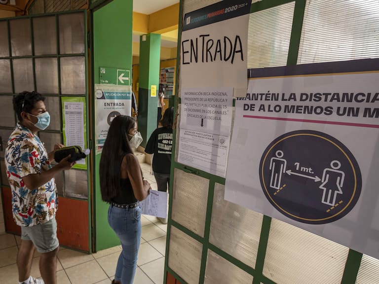 locales de rendición de la Prueba de Transición