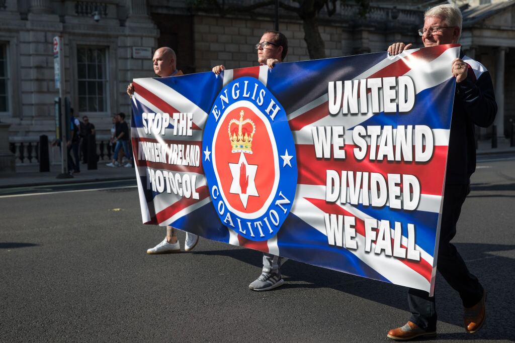 Manifestación para que Irlanda del Norte quede sin vínculos con la UE
