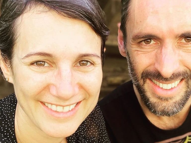 Blanca Lewin y Daniel Matamala