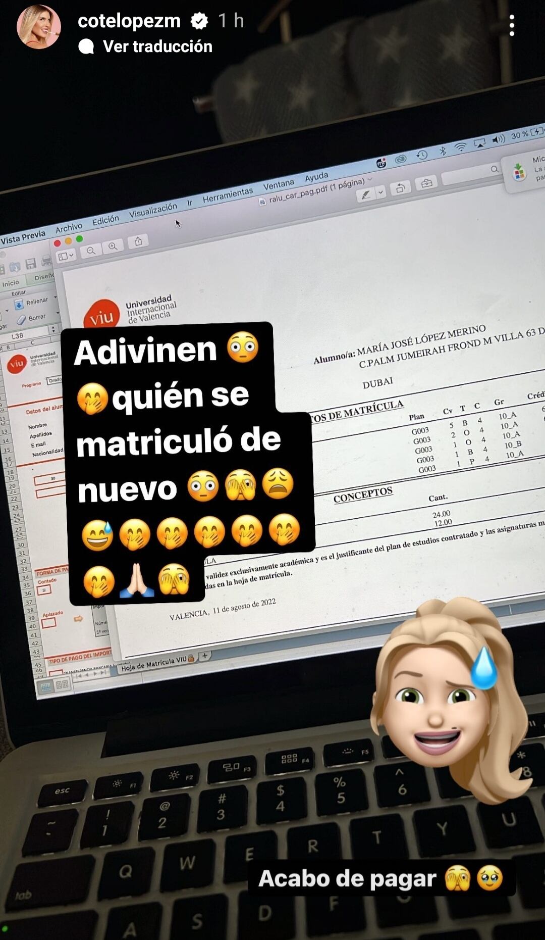 Instagram: @cotelopezm