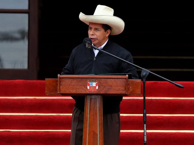 El presidente de Perú Pedro Castillo