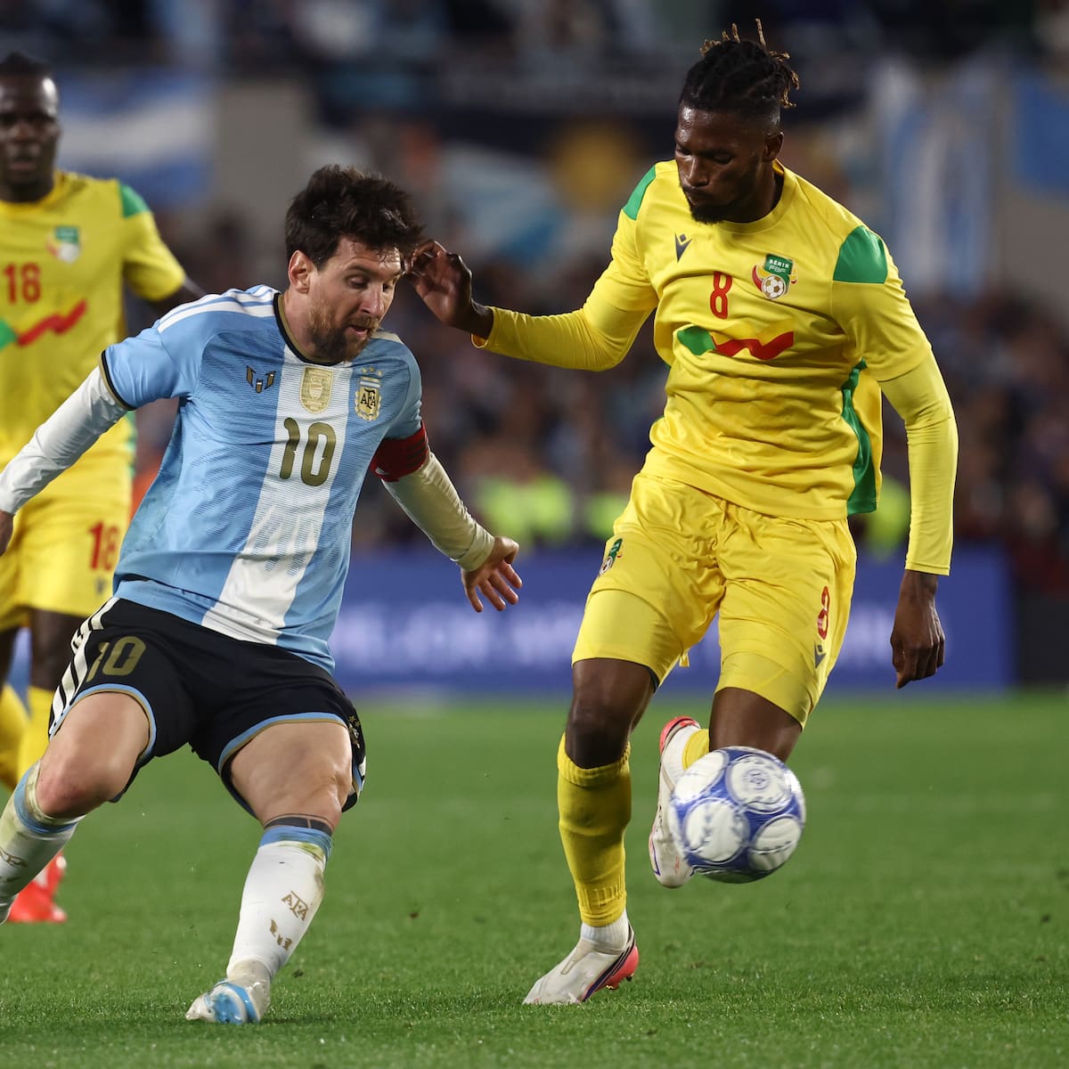 El homenaje a Lionel Messi en medio de su último partido por la selección Argentina