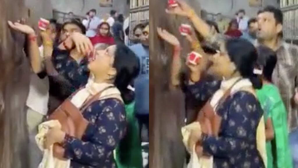 Decenas de personas de un templo creían que bebían agua bendita, pero era líquido de aire acondicionado