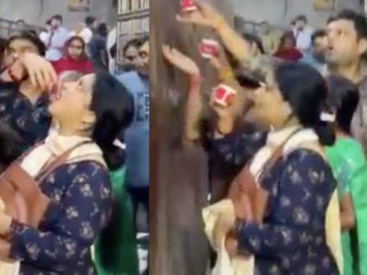 Decenas de personas de un templo creían que bebían agua bendita, pero era líquido de aire acondicionado
