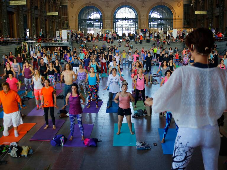 18 de Noviembre del 2018/SANTIAGO
ExpoYoga Chile 2018, la feria mas grande de Yoga en Chile, En el Centro Cultural Estacin Mapocho
FOTO:SEBASTIAN BROGCA/AGENCIAUNO