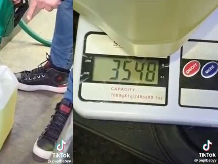 Video viral asegura que bencinera entrega menos gasolina de lo que se pagaba: denunciante midió peso y no volumen