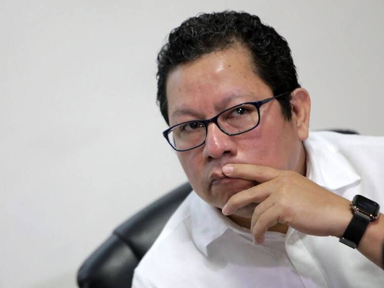 El periodista nicaragüense Miguel Mora